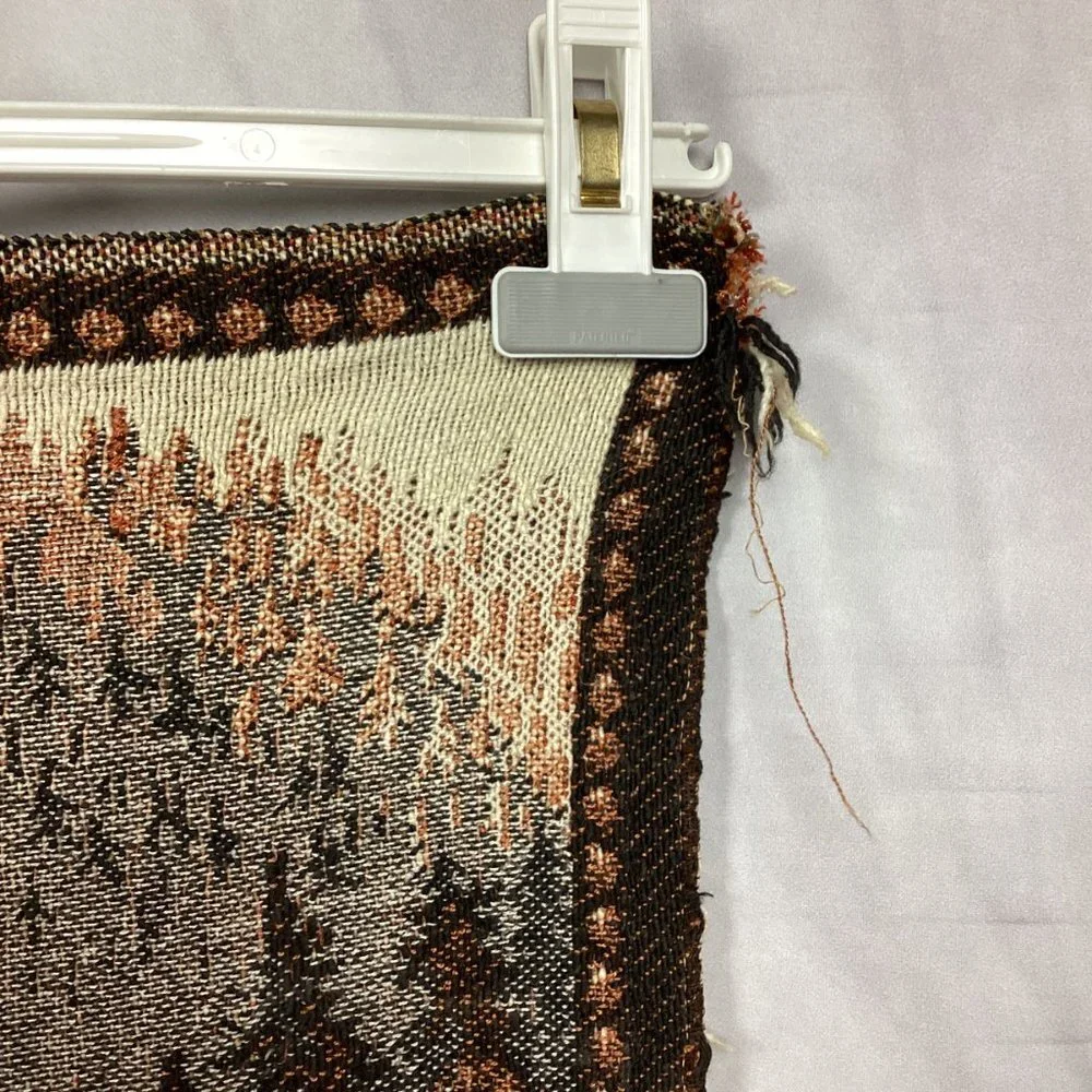 Vintage French Deer Eagle Mountains Tapestry